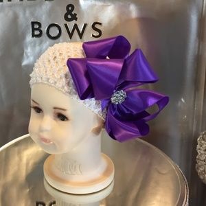 Infants and girls interchangeable headbands & bows